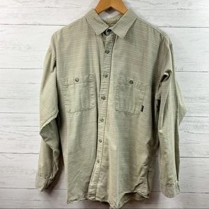 Patagonia Green Plaid Button Down Shirt